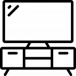 Tömörfa TV állvány